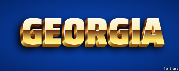 Georgia Efekt tekstowy