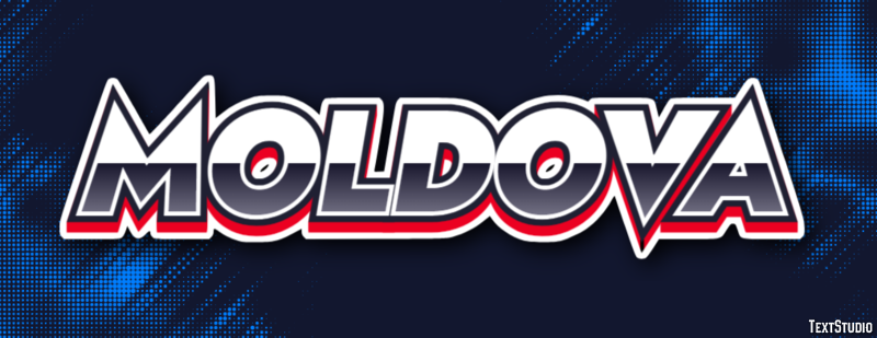 Moldova Text Effect