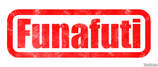 Funafuti Efekt tekstowy