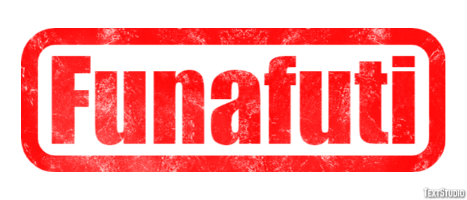 Funafuti Efekt tekstowy