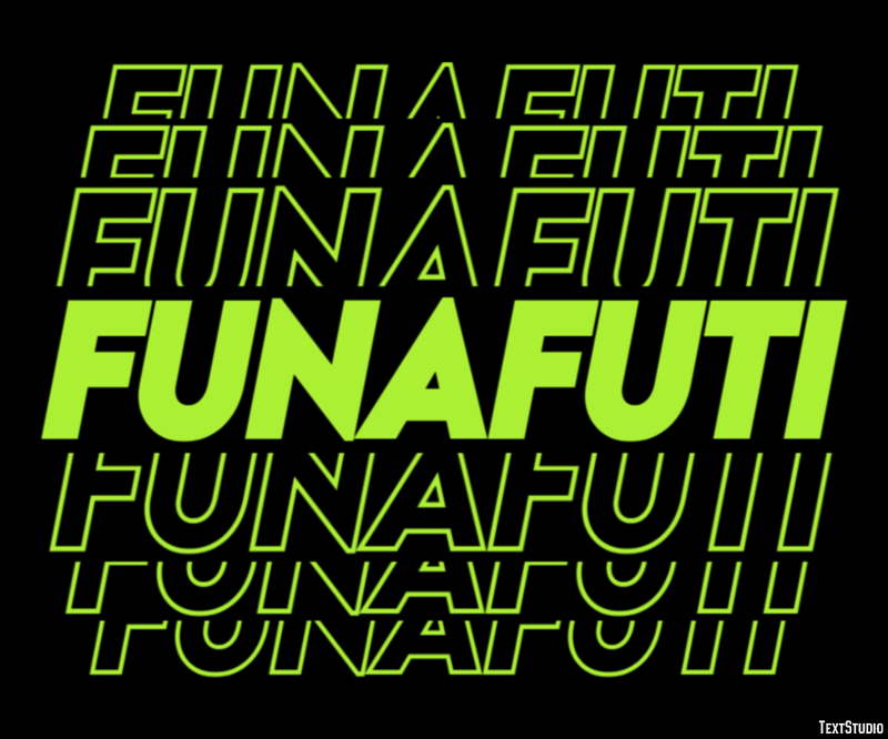 Funafuti Efekt tekstowy