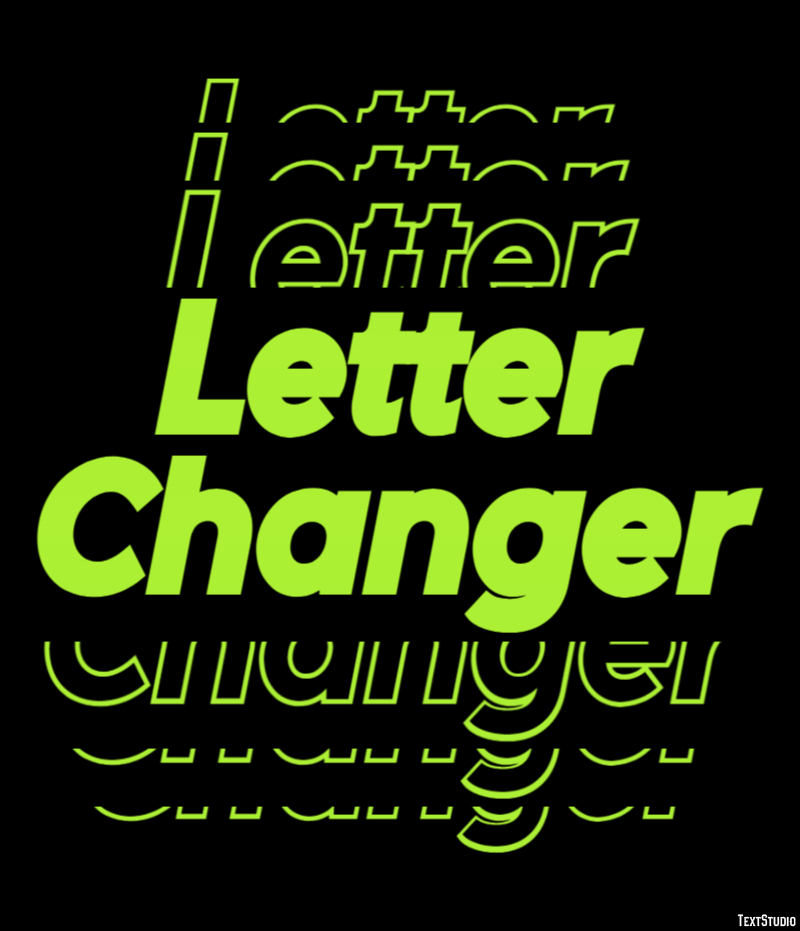 Letter Changer Efeito de texto