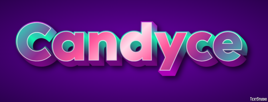 Candyce Efecto de Texto