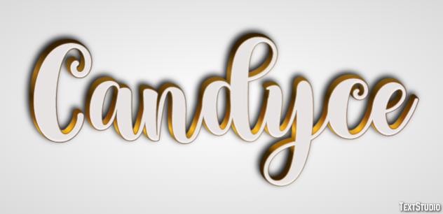 Candyce Text Effect