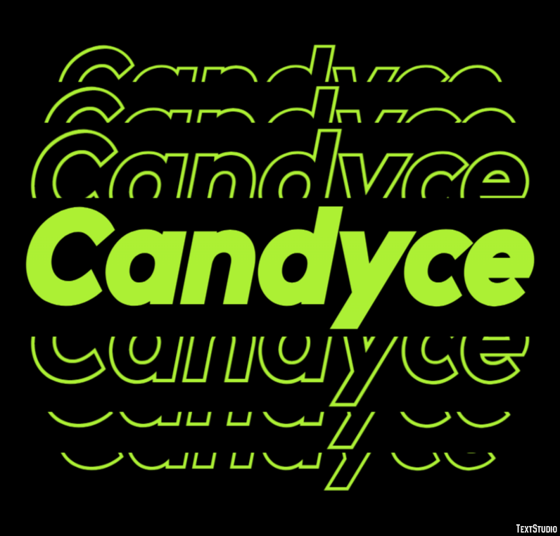 Candyce Efecto de Texto