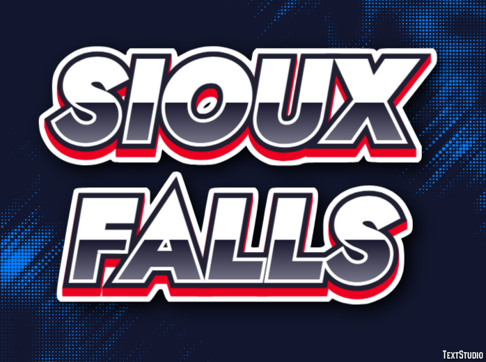 Sioux Falls Efekt tekstowy