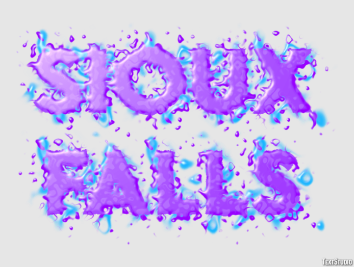 Sioux Falls Efekt tekstowy