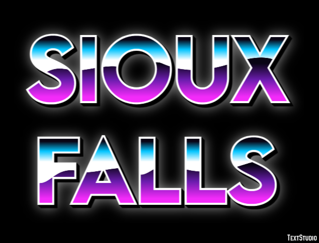 Sioux Falls Efekt tekstowy
