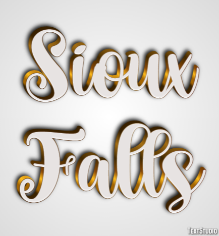 Sioux Falls Efekt tekstowy