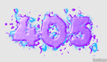 405 Text Effect