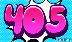 405 Efecto de Texto