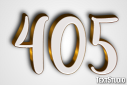 405 Effet de Texte
