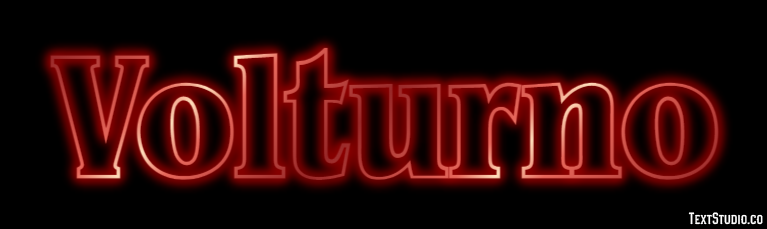 Volturno Effetto testo