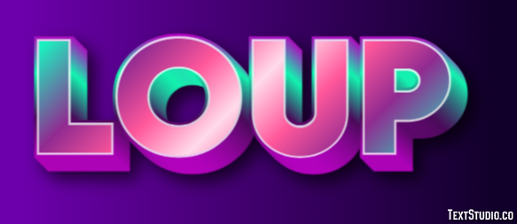 Loup Text Effect