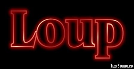 Loup Efecto de texto