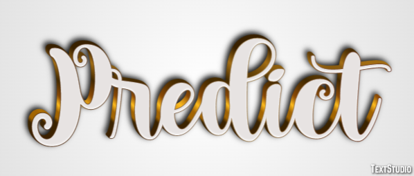 Predict Text Effect