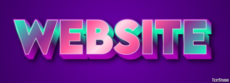 Website Effetto testo