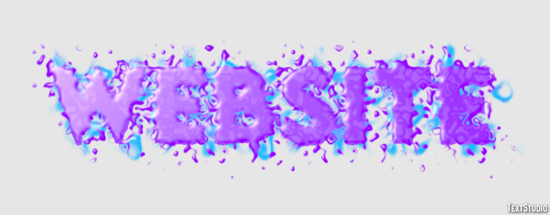 Website Effetto testo