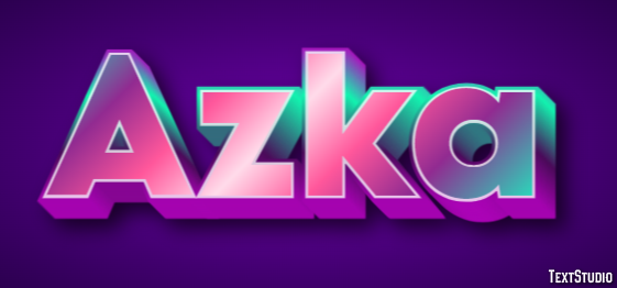 Azka Text Effect