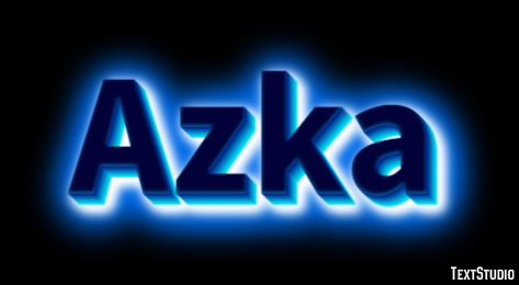 Azka Text Effect