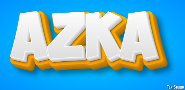 Azka Text Effect