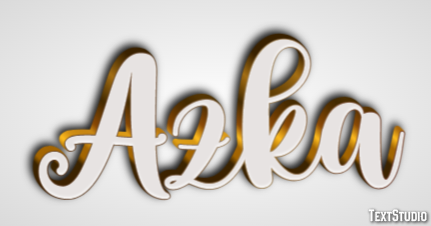 Azka Text Effect