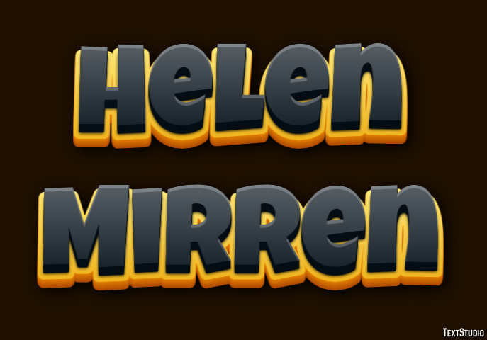 Helen Mirren Effetto testo