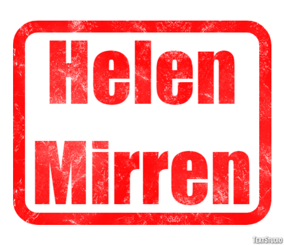 Helen Mirren Efeito do texto