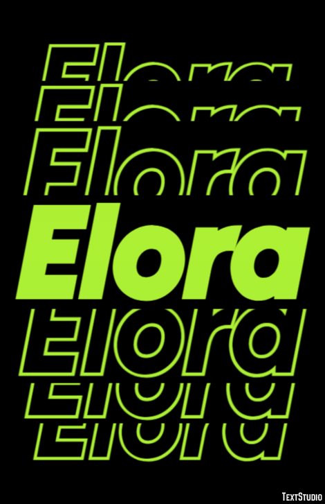 Elora Efekt tekstowy