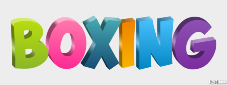 Boxing Effet de texte