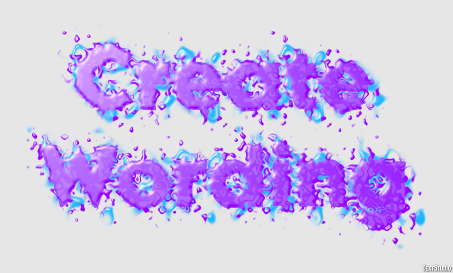 Create Wording Эффект текста