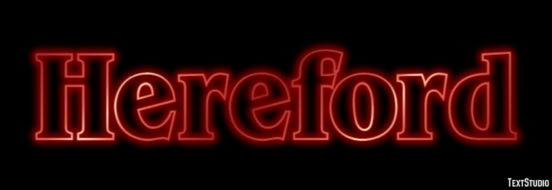 Hereford Efekt tekstowy