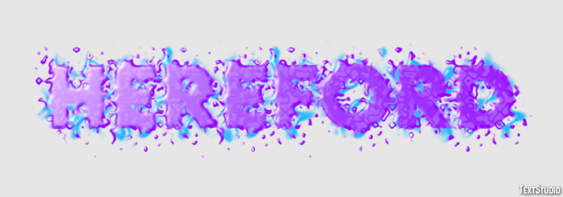 Hereford Text Effect
