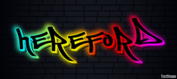 Hereford Text Effect