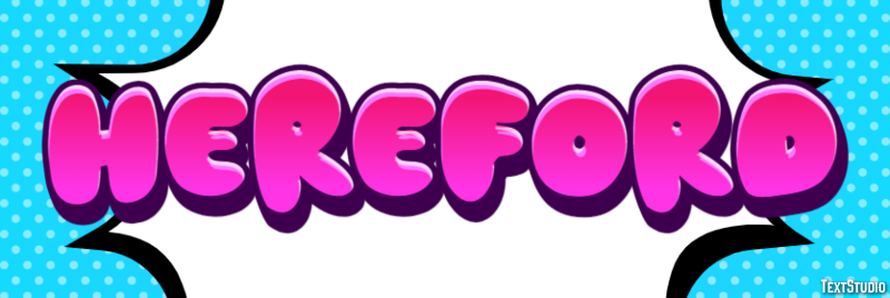Hereford テキスト効果