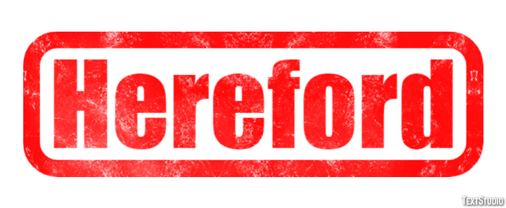 Hereford Efekt tekstowy