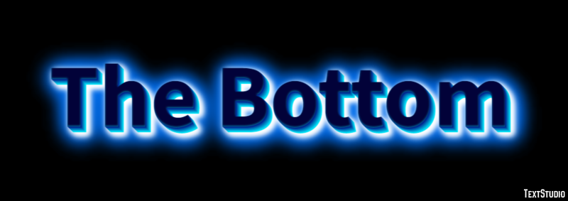 The Bottom Efekt tekstowy