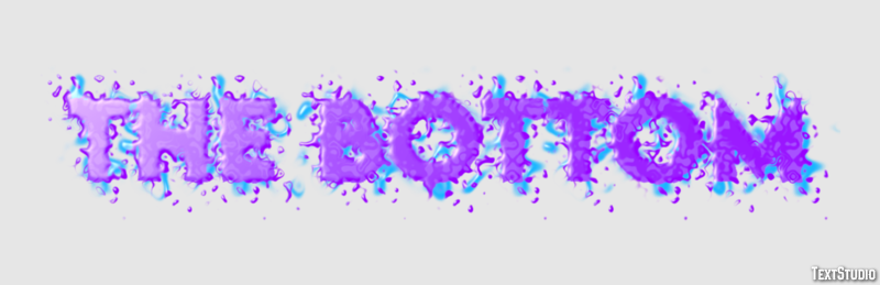 The Bottom Efecto de Texto