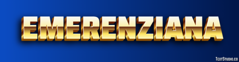 Emerenziana Effetto testo