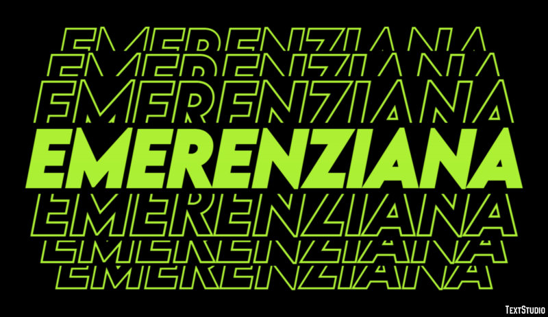 Emerenziana Texteffekt