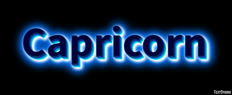 Capricorn Text Effect