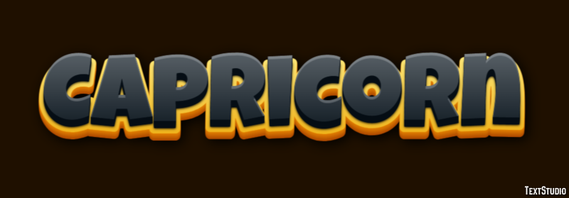Capricorn Text Effect