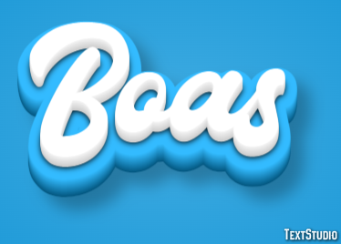 Boas Text effect