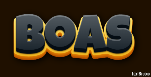 Boas Text Effect