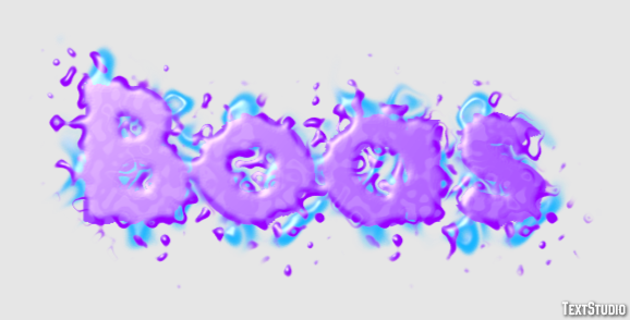 Boas Text effect