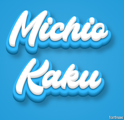Michio Kaku Text Effect