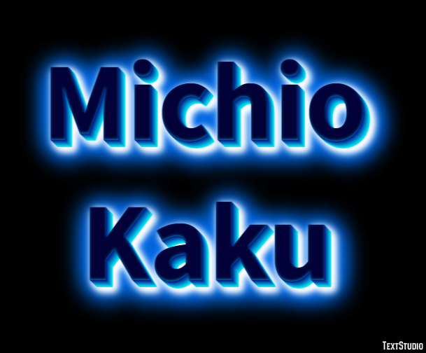 Michio Kaku Efeito de texto