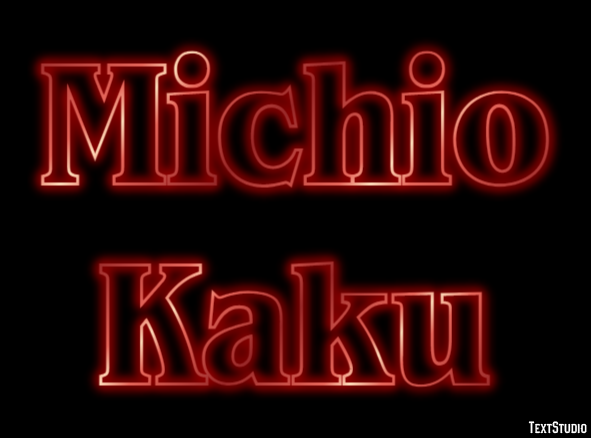 Michio Kaku Text Effect