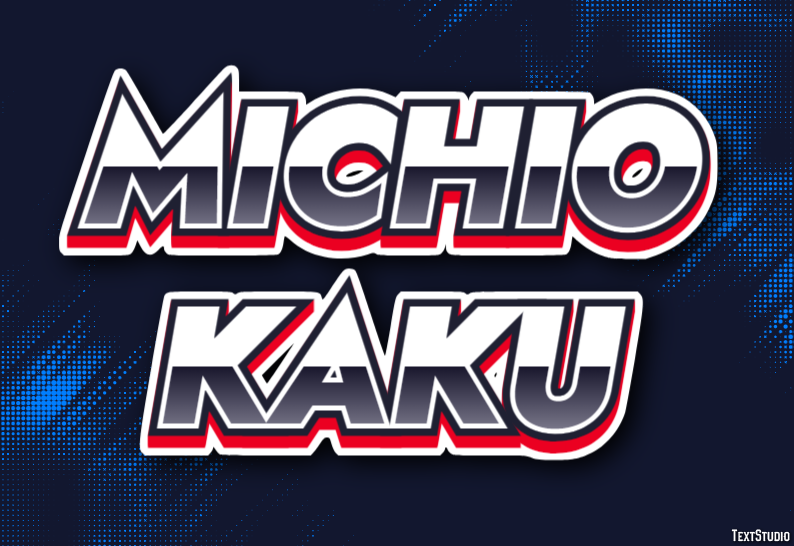 Michio Kaku Efecto de Texto