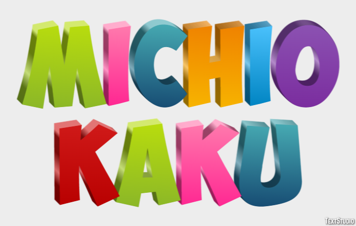 Michio Kaku Text Effect